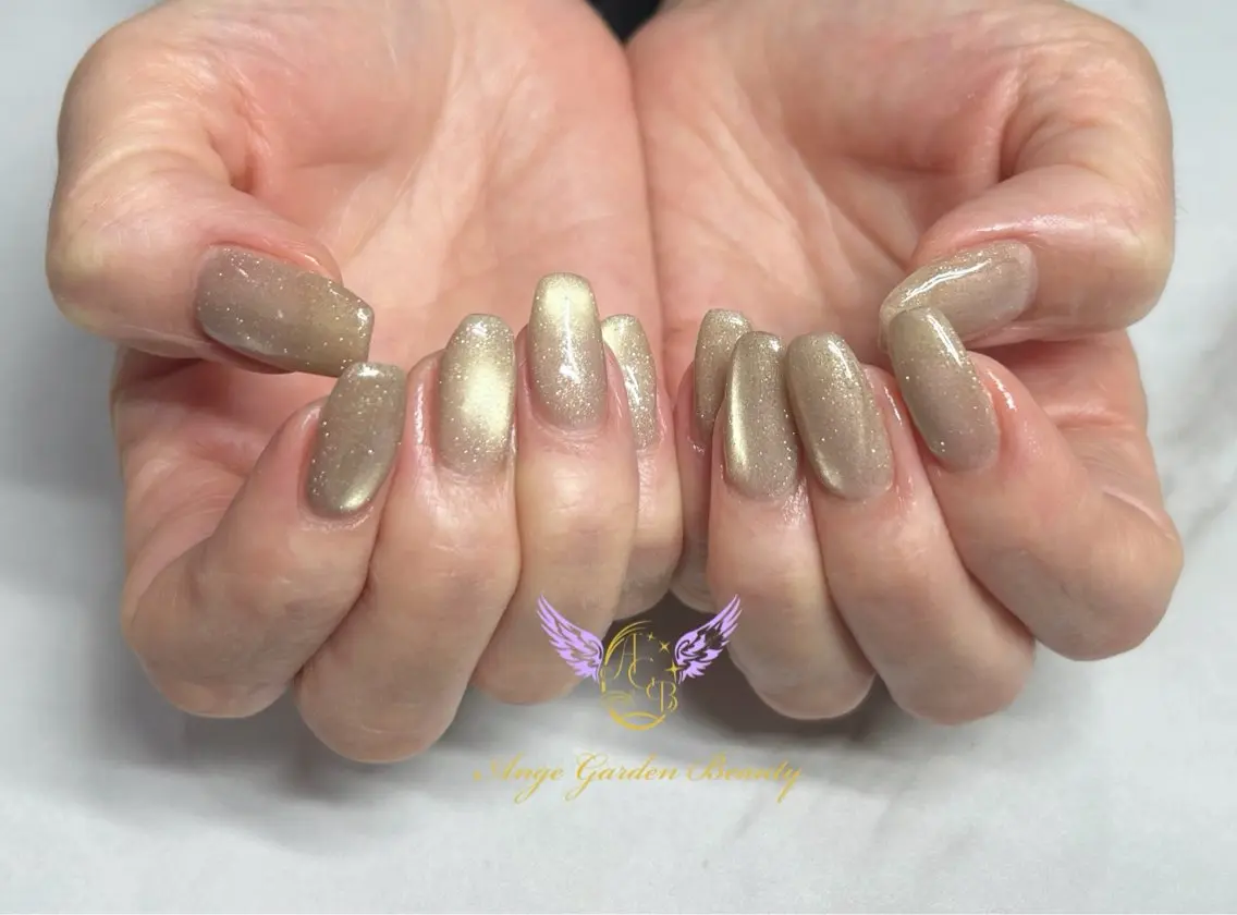 ネイル フラッシュネイル フラッシュマグ マグネットネイル ハンドネイル AngeGarden Beautymihoのネイルデザイン
