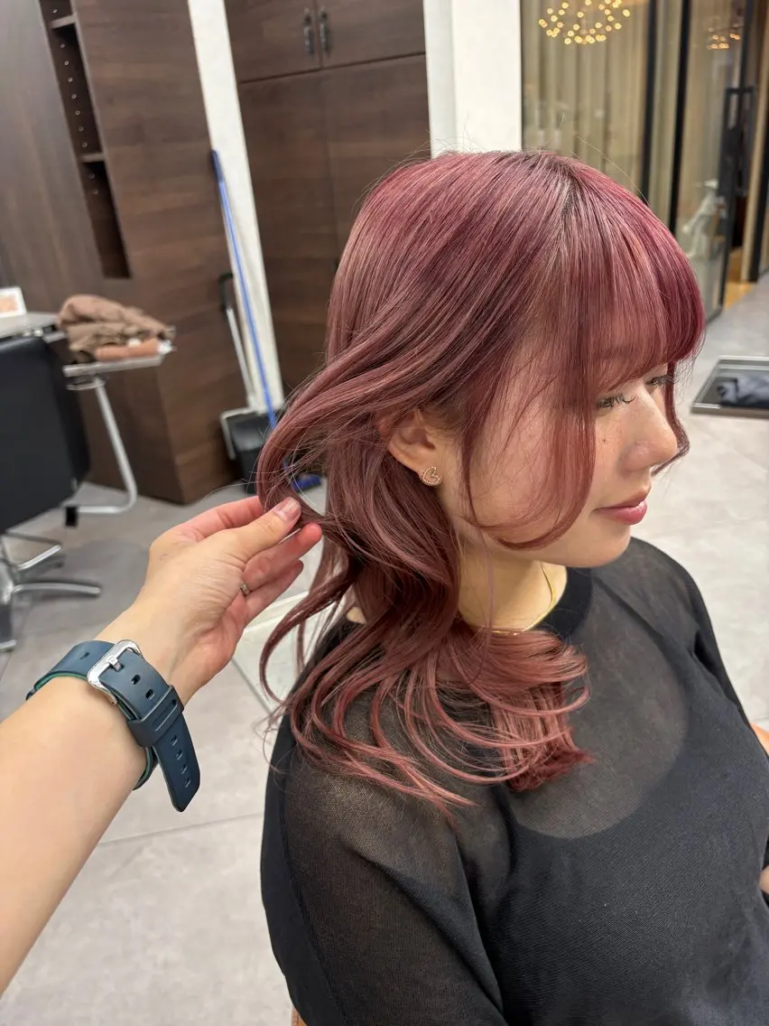 ロング カラー ヘアカラー 鳥ちゃん🐥/中性系 /西中島/新大阪のヘアスタイル
