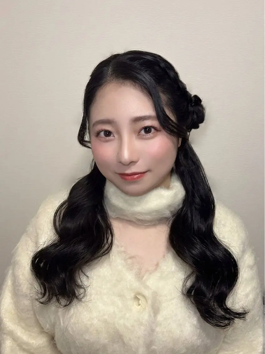 ロング ヘアアレンジ ヘアセット 🫧Maho【浦和】 艶カラー/ヘアメ🫧のヘアスタイル