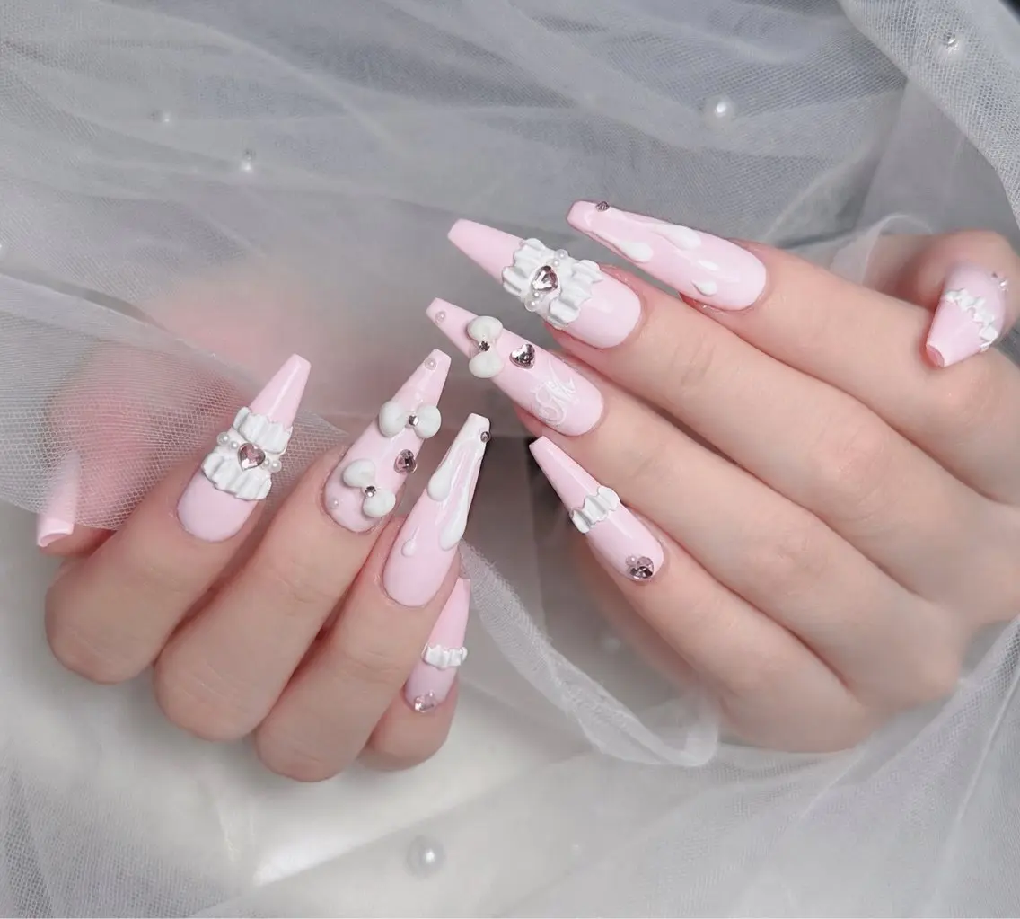 ネイル アートネイル フレンチネイル ジェルネイル 韓国ネイル マグネットネイル ハンドネイル Lenie Nail Okuboのネイルデザイン