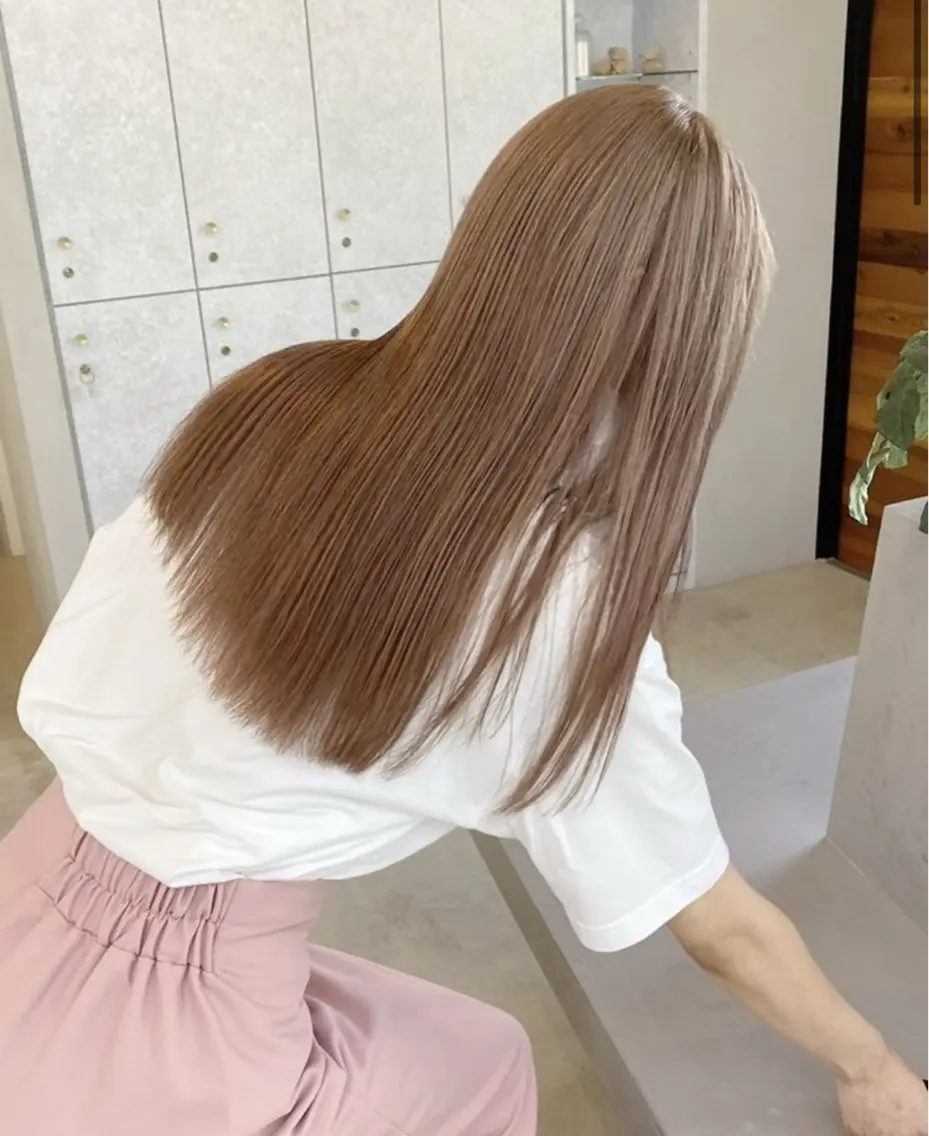 ロング カラー 安城/透明感カラー/ cocoa🐩のヘアスタイル
