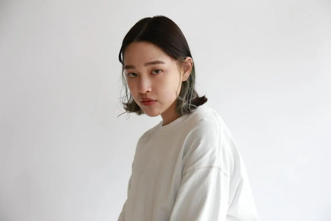 カラー ヘアカラー 蒼 /カラーモデルのヘアスタイル