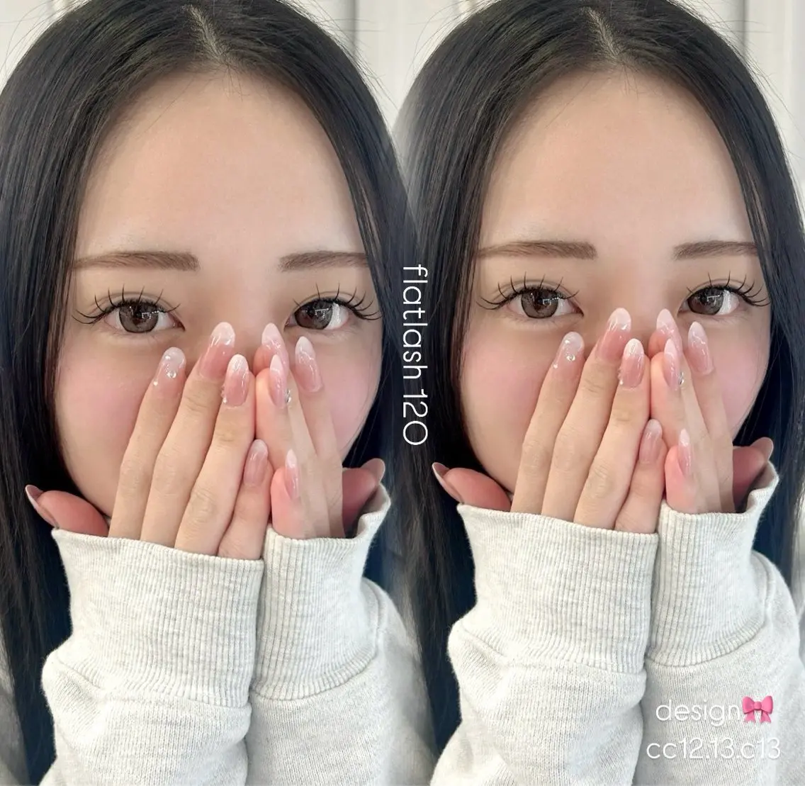 マツエク・マツパ フラットラッシュ Cosmos豊田 Mikuのマツエク・マツパデザイン