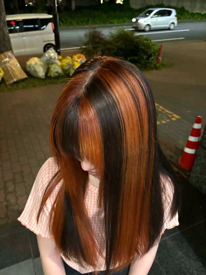 カラー 💫miyu💫デザ インカラー/アレンジのヘアスタイル