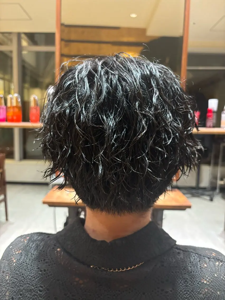 パーマ メンズ 【メンズ限定】原 唯登のヘアスタイル