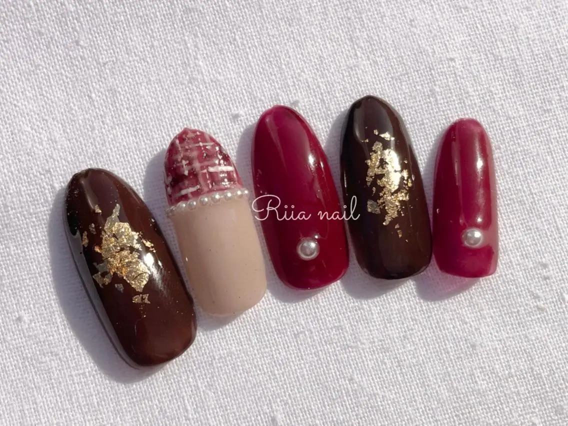 ネイル バレンタイン Riamy NAIL&HAIRのネイルデザイン