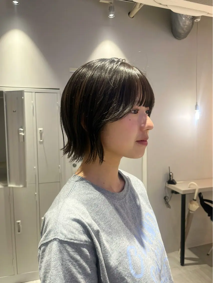 ショート カラー 透明感カラー akira iconのヘアスタイル