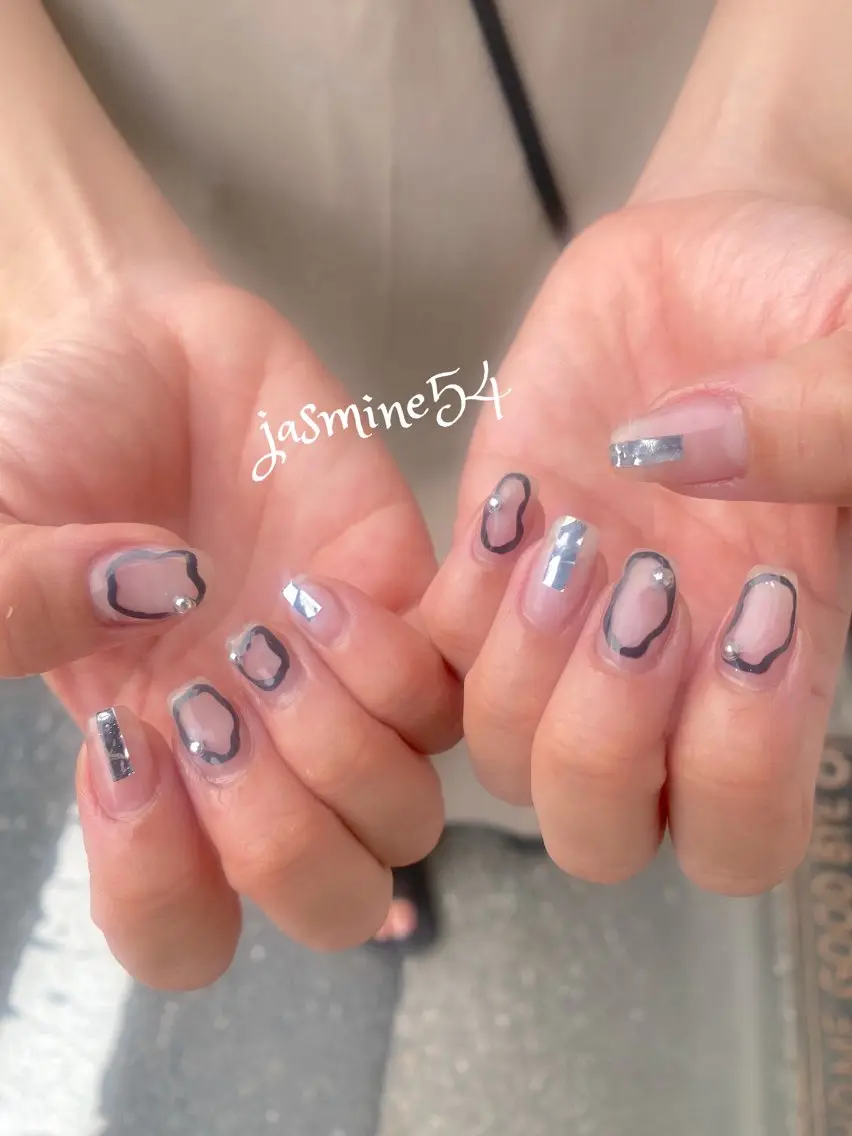 ネイル ニュアンスネイル jasmine54 mihoのネイルデザイン