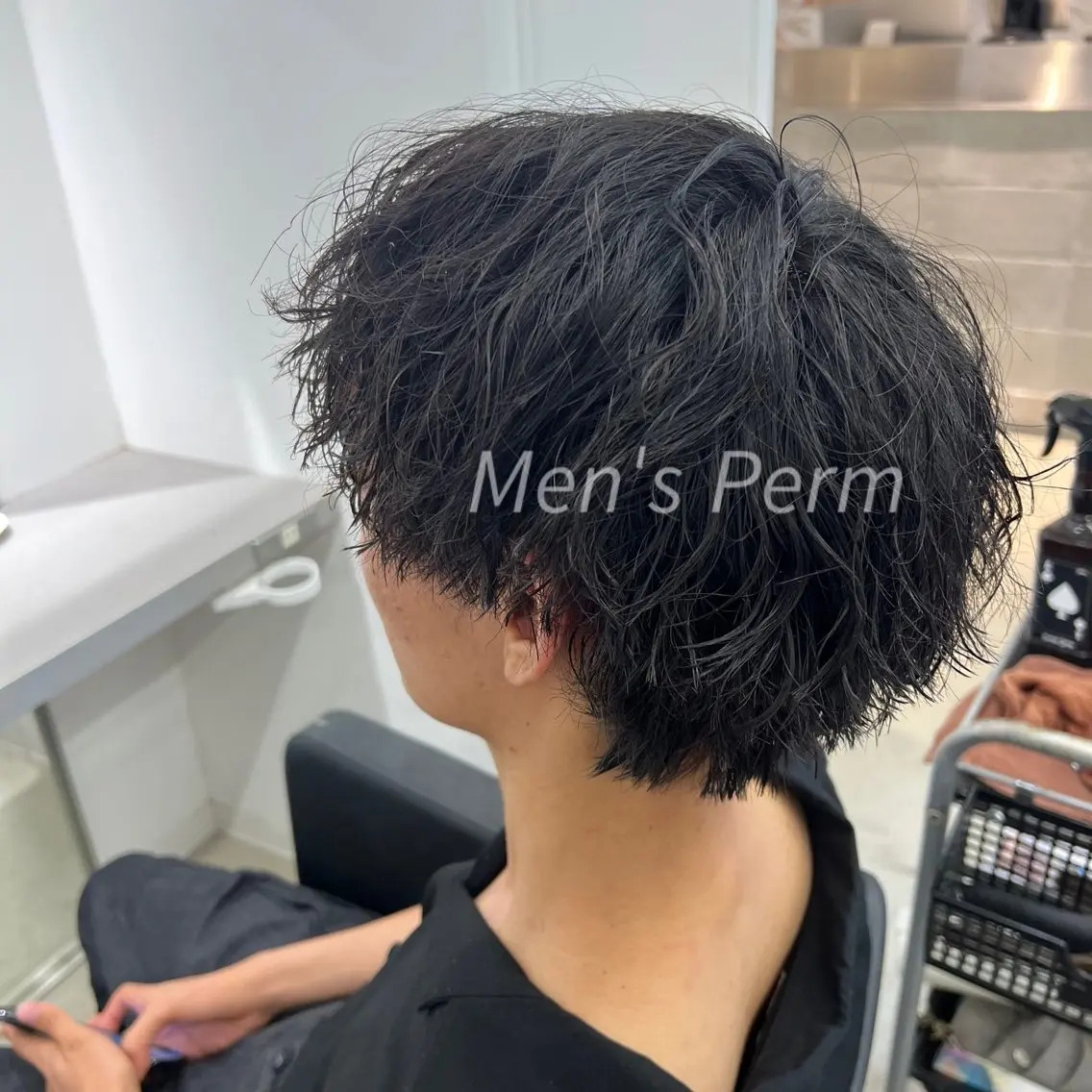 メンズ 艶ハイトーン🔆 ️️️安座間 希のヘアスタイル