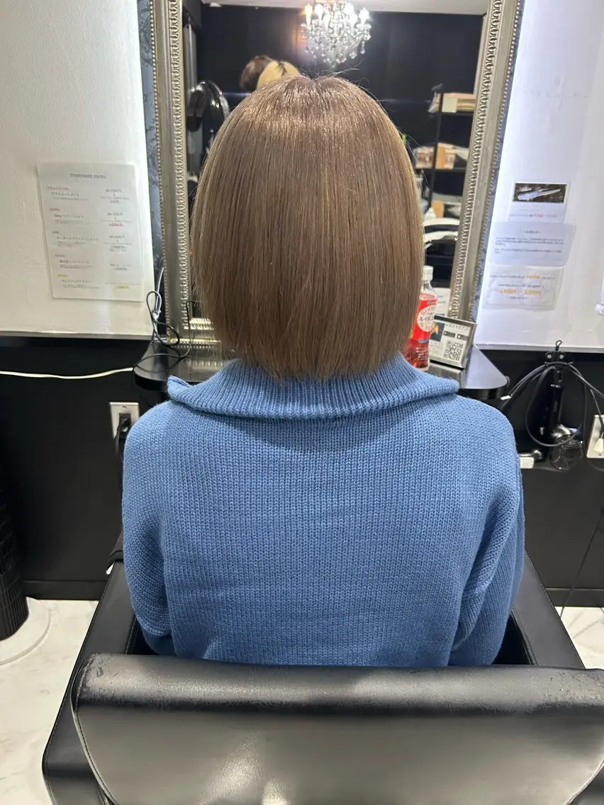 ⚜️ダメージ軽減⚜️ケアブリーチ+ケアカラー+前処理+トリートメントの写真