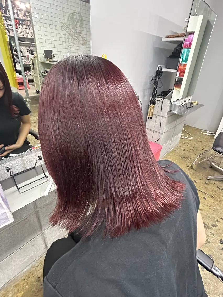 🪩ケアブリーチWカラー+トリートメントの写真