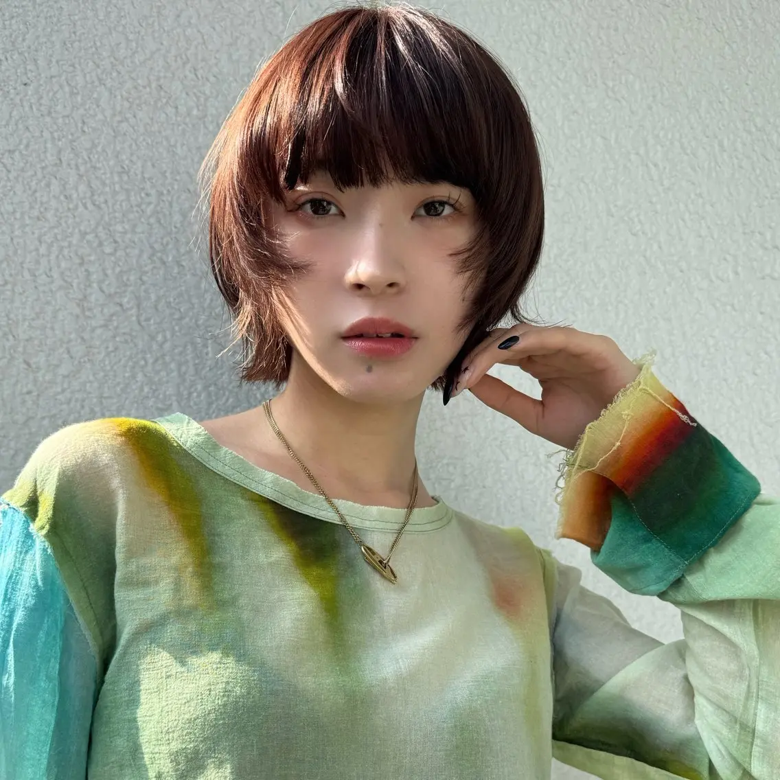 ショート 横浜ボブ/レイヤー yu-ka🍃のヘアスタイル
