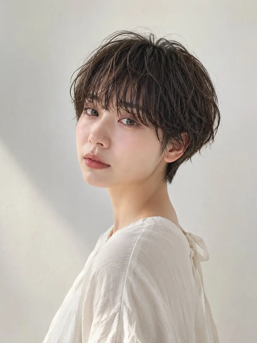 ショート パーマ ショートヘア 🌟似合わせショート No.1🌟ホノのヘアスタイル