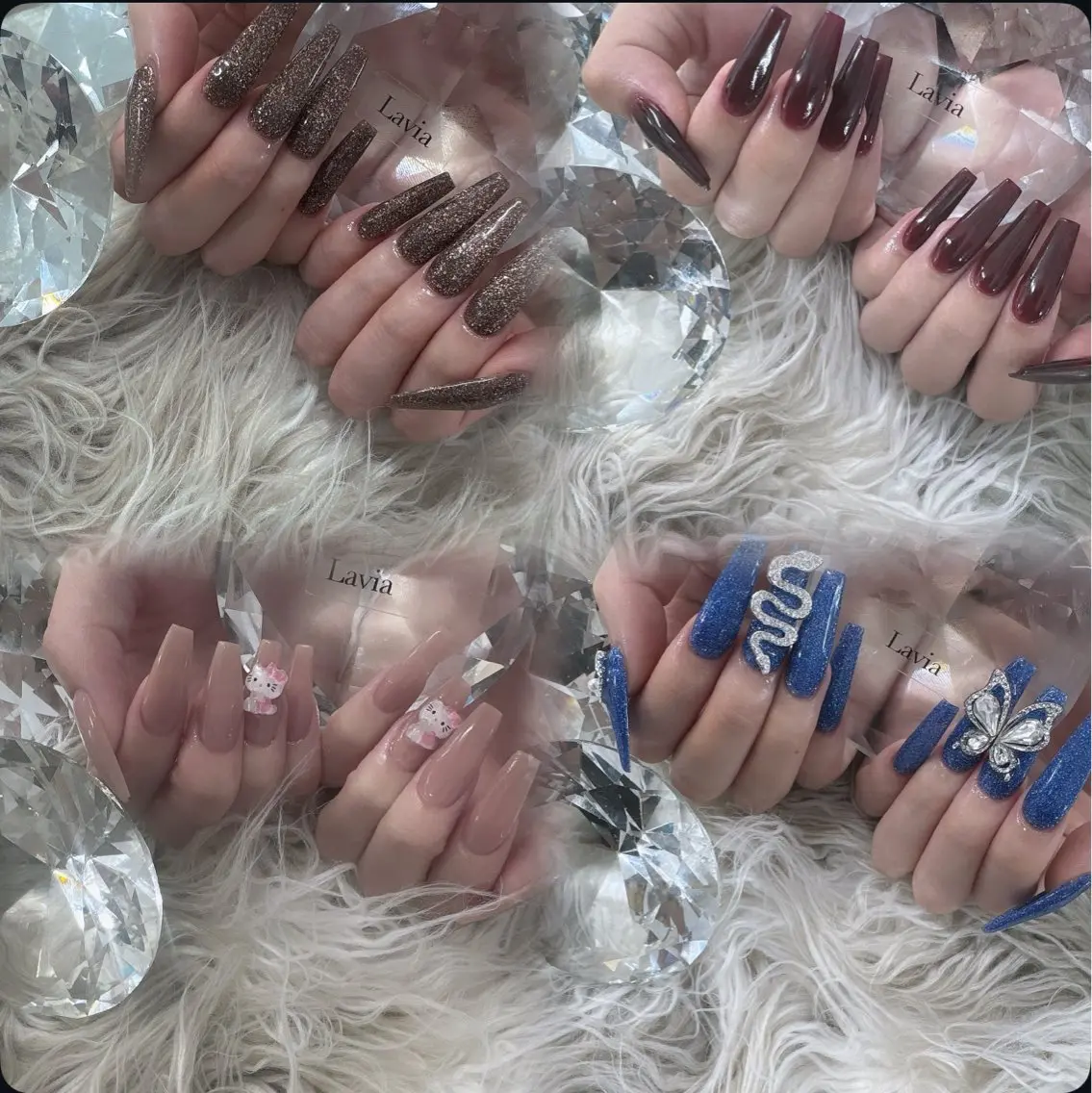 ネイル ハンドネイル lavia🖤 ayumiのネイルデザイン