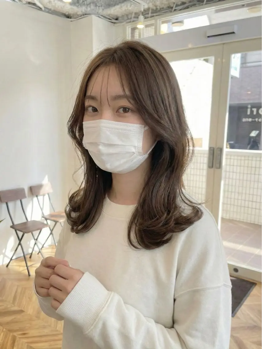 ミディアム カラー カット ヘアカラー トリートメント 口コミ150件超え 💬☘️笹岡航太のヘアスタイル