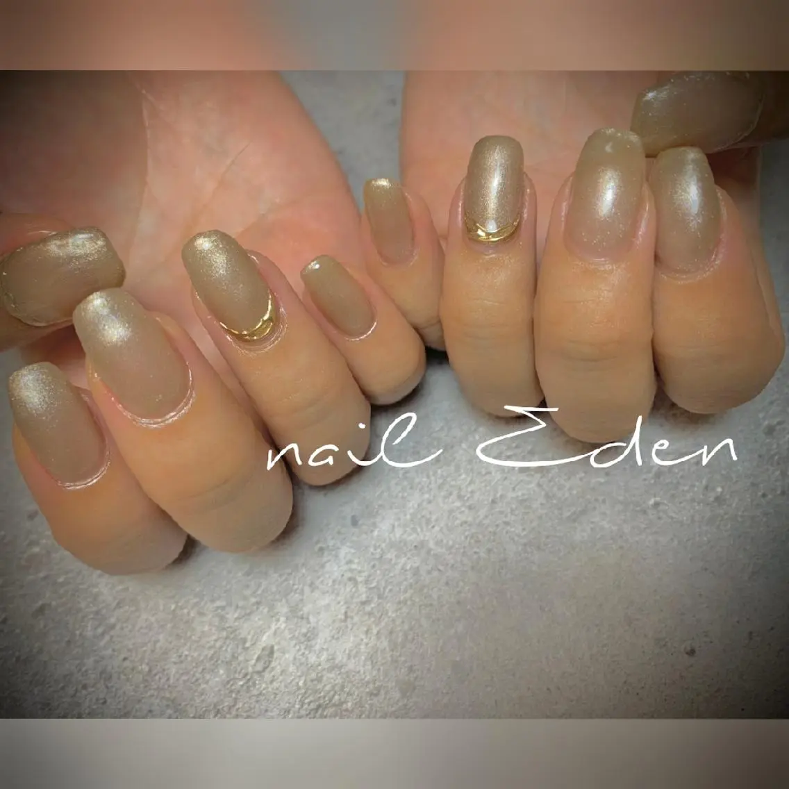 ネイル アートネイル ニュアンスネイル Eden ♾️のネイルデザイン