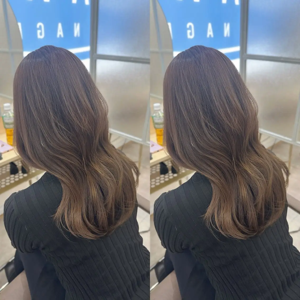 【ヘアオイル付き⭐️】カット+カラー+3stepトリートメントの写真