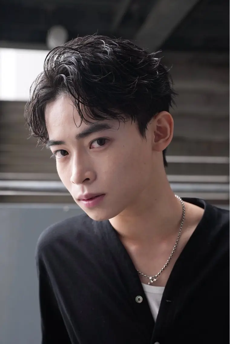 パーマ メンズ カット パーマ 安藤幹人 メンズパーマのヘアスタイル