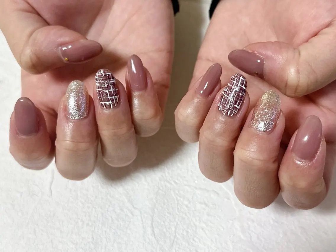 ネイル オーロラネイル フットネイル フレンチネイル ジェルネイル 韓国ネイル ハンドネイル mogunail &blowのネイルデザイン