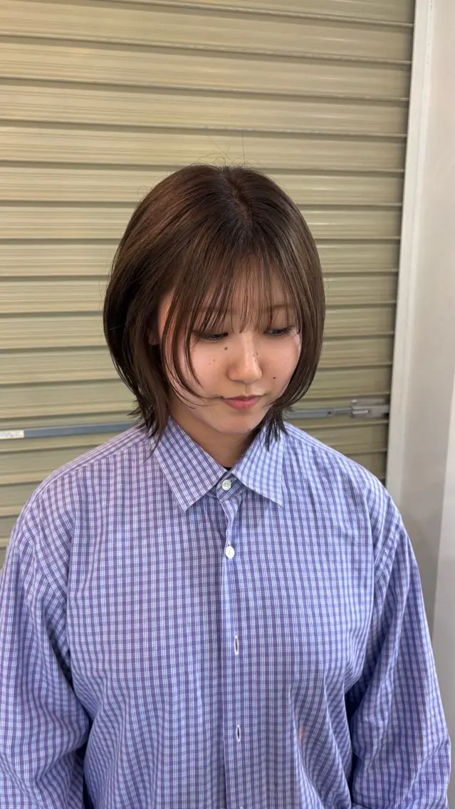 ミディアム ヘアカラー twig. meiのヘアスタイル