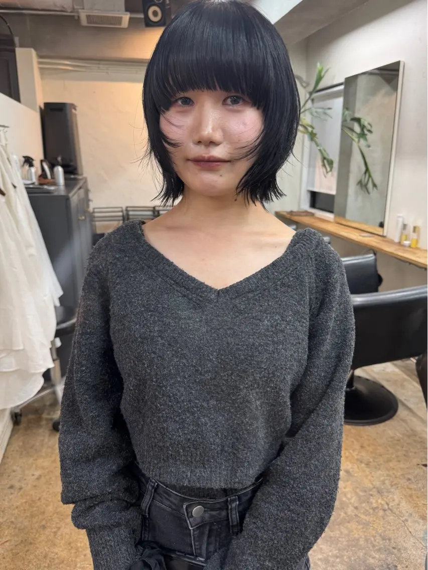 ミディアム カット ヘアカラー 高松大輝/レイヤー /透明感カラーのヘアスタイル