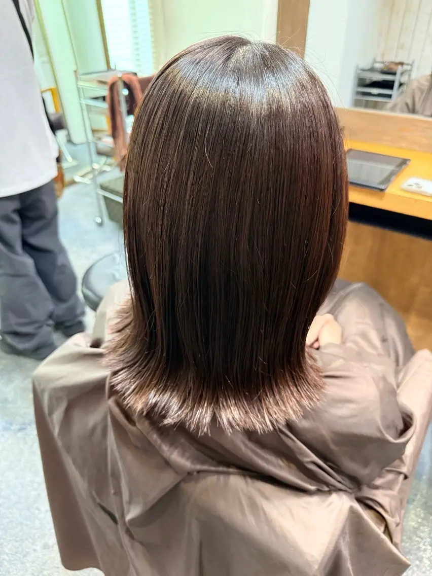 【人気No.1】カット+髪質改善 美髪カラープログラム　(矢場町)の写真