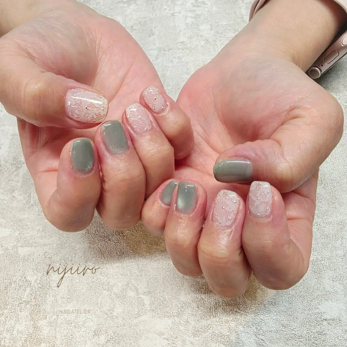 ネイル ハンドネイル nijiiro🌈 サトウのネイルデザイン