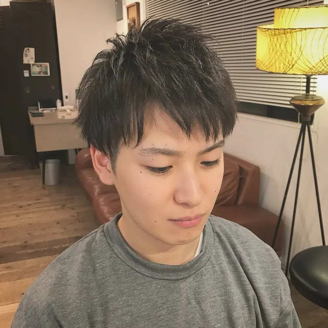メンズ 本間 かえでのヘアスタイル