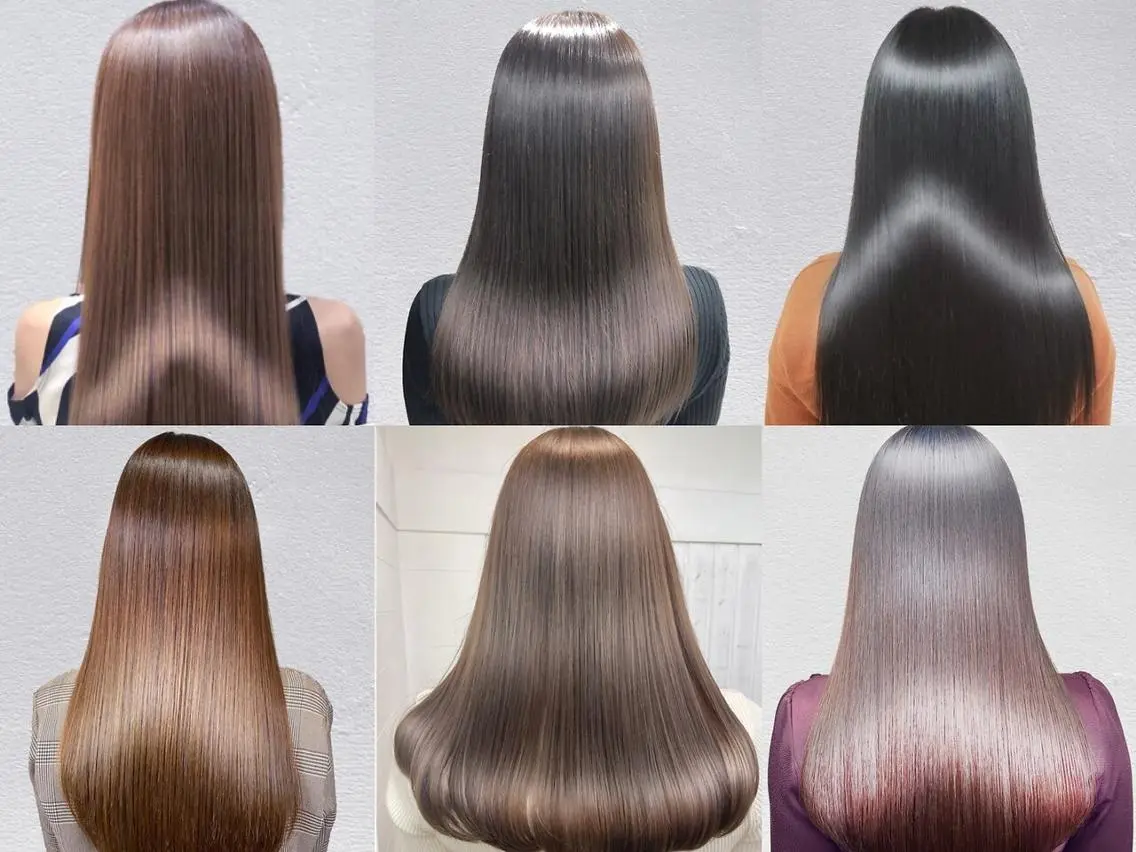 ロング 髪質改善 縮毛矯正 カット ヘアカラー 縮毛矯正 newi 池袋のヘアスタイル