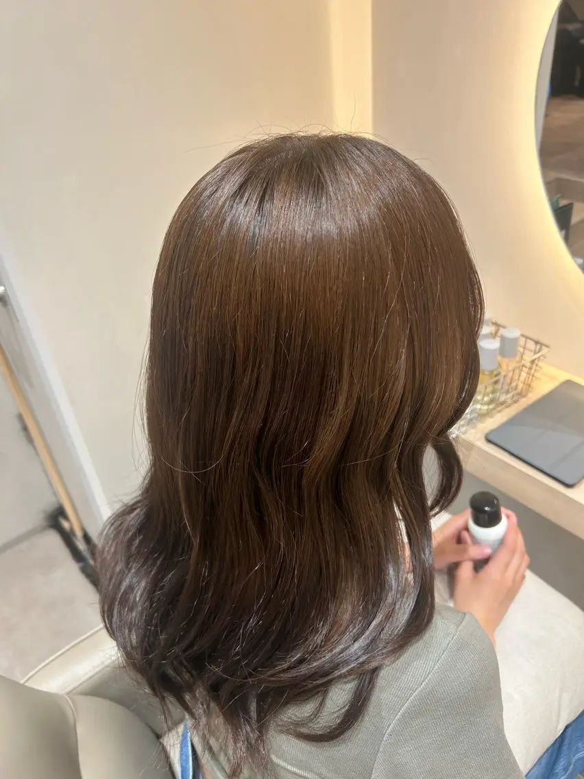 ロング カラー ヘアカラー トリートメント aiko🥣🧚🏻 【blanc】のヘアスタイル