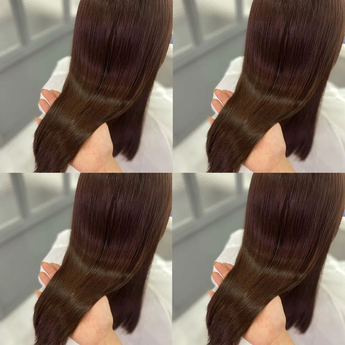 セミロング カラー カット ヘアカラー トリートメント 髪質改善×矯正🫧 韓国ヘアasamiのヘアスタイル