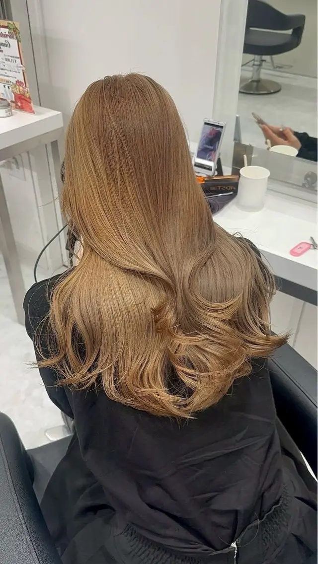 ロング ヘアカラー トリートメント 透明感🤍×髪質改善 🫧Kaitoのヘアスタイル