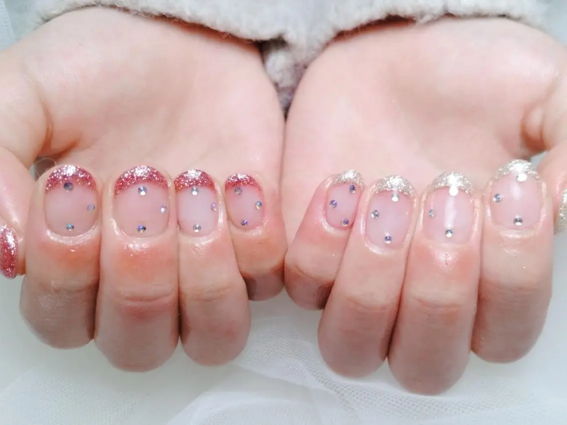 ネイル ストーンネイル ハンドネイル ulunail mikaのネイルデザイン