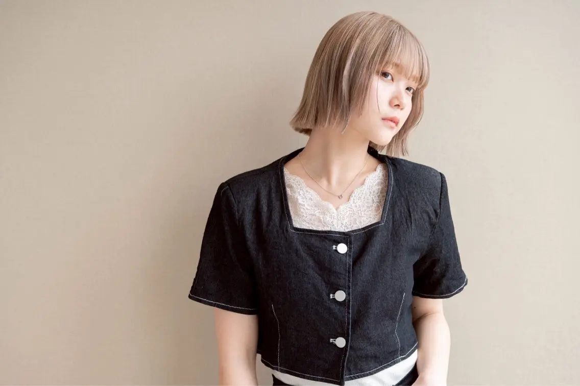 ショート カラー 天野蒼汰√モデル募集 √城東区√蒲生四丁目のヘアスタイル