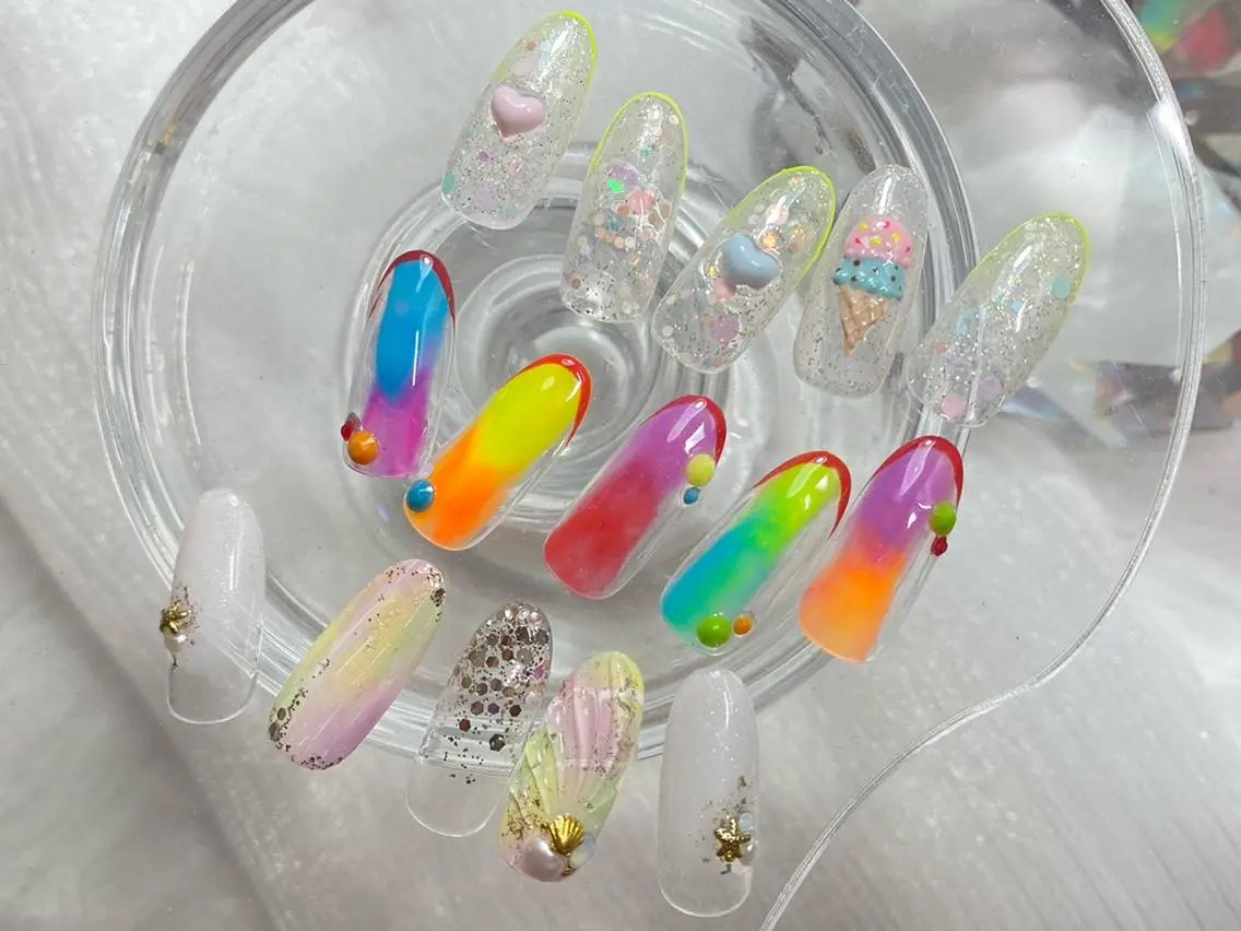ネイル ハンドネイル orbe 永山のネイルデザイン