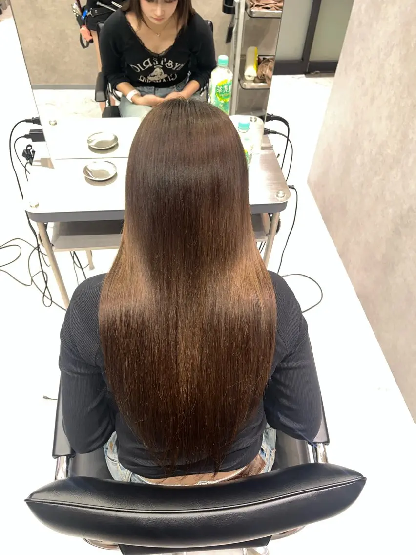 ロング トリートメント RAF Linoのヘアスタイル