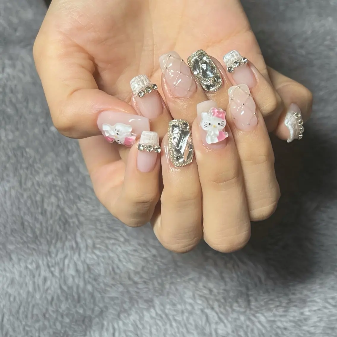 ネイル ストーンネイル ハンドネイル ハンドケア u sのネイルデザイン
