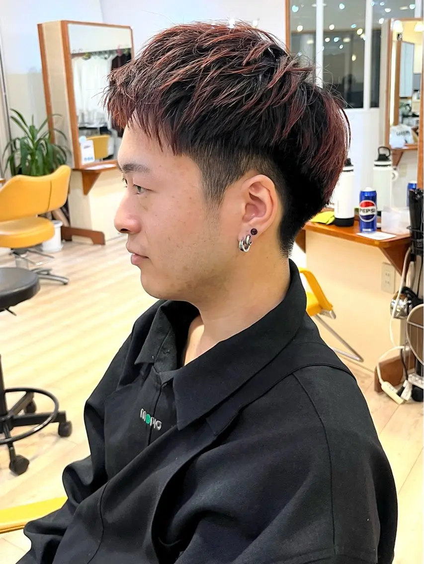 ショート メンズ 島田 陸駆のヘアスタイル