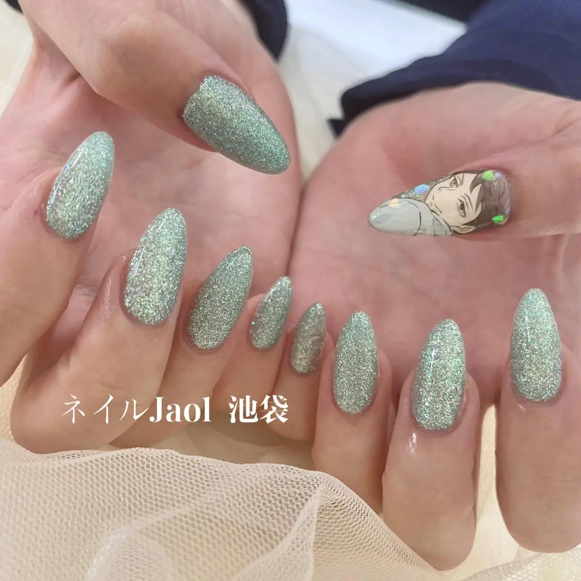 セミロング ネイルJaol 池袋のネイルデザイン