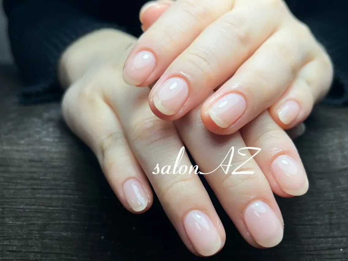 ネイル 長さ出し フットネイル フレンチネイル マグネットネイル ニュアンスネイル salon AZのネイルデザイン