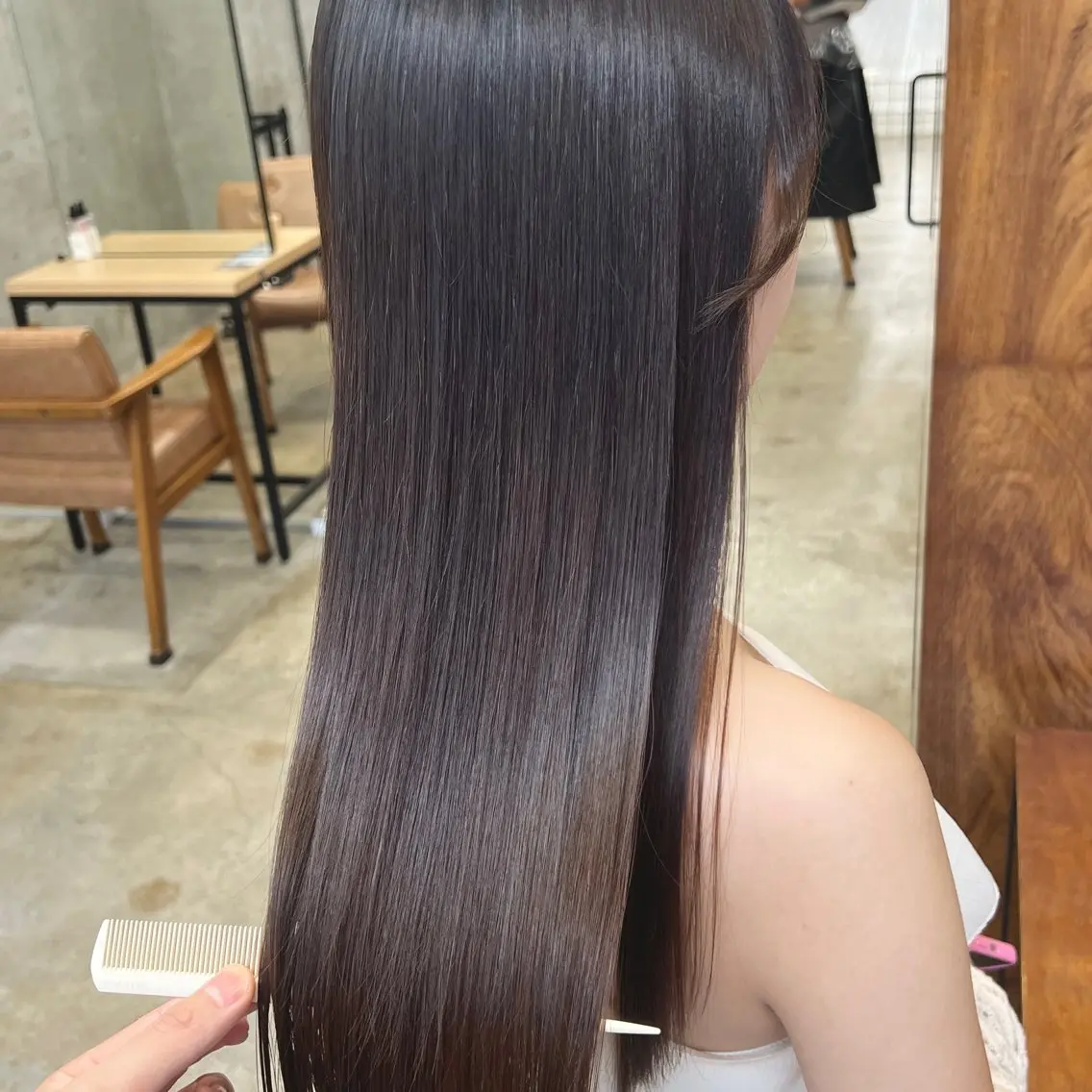 ロング カラー カット 縮毛矯正 トリートメント ✨艶髪職人 しょうたろう✨のヘアスタイル