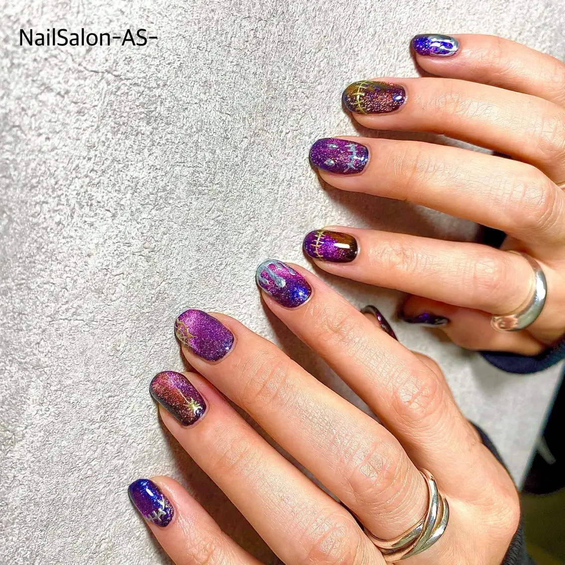 ネイル ハロウィン Nail Salon louéのネイルデザイン