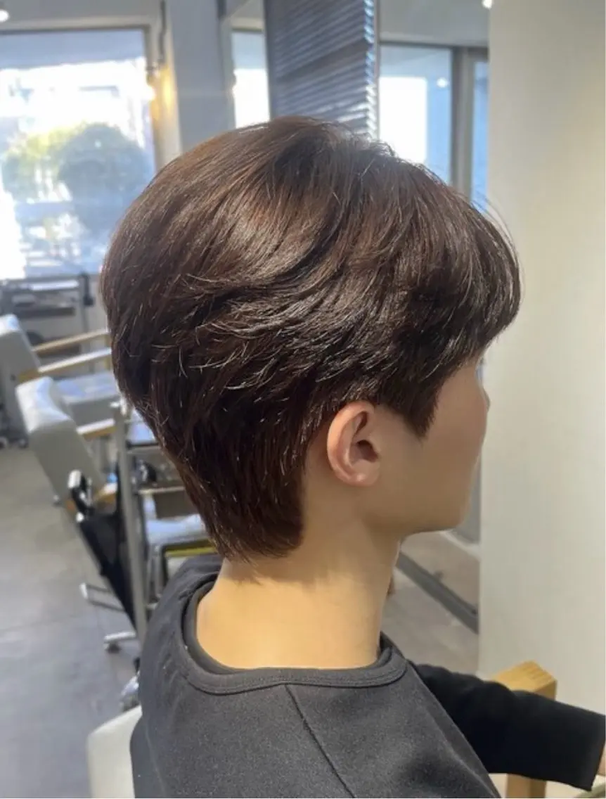 カラー メンズ ヘアカラー 透明感カラー/艶/ 暖色カラー/髪質改善のヘアスタイル