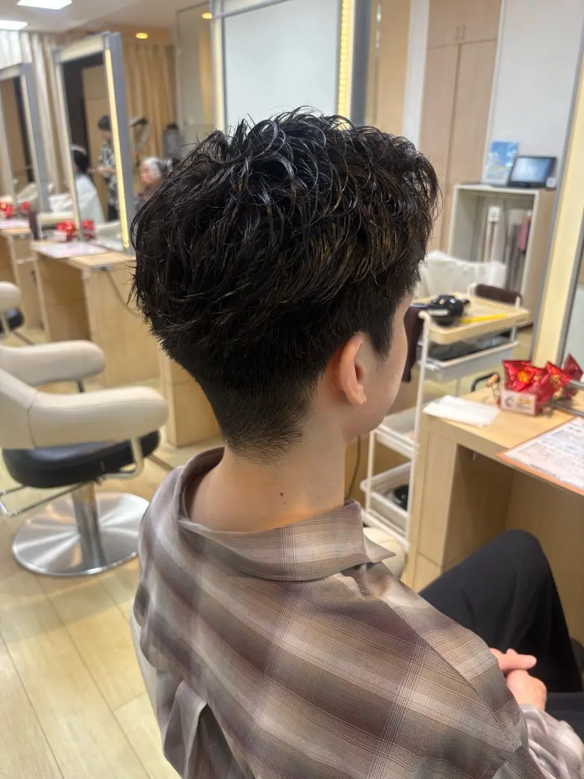 カット+再現パーマの写真