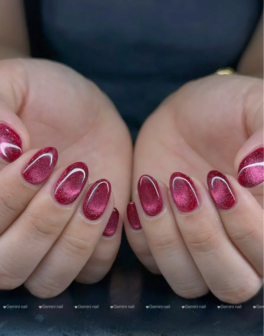 ネイル マグネットネイル Gemini nail.Yukiのネイルデザイン