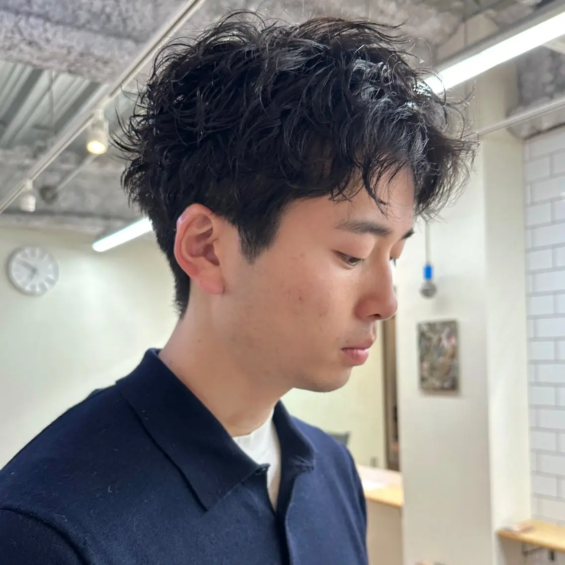 ショート パーマ メンズ メンズパーマ カット パーマ トリートメント JINKIメンズ特化 メンズカットパーマのヘアスタイル