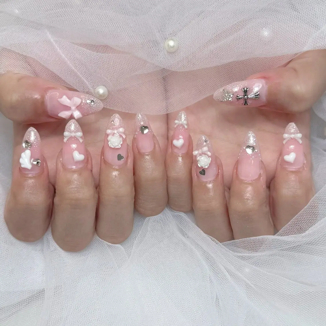 ネイル ハンドネイル mau🩵 堺筋本町nailのネイルデザイン