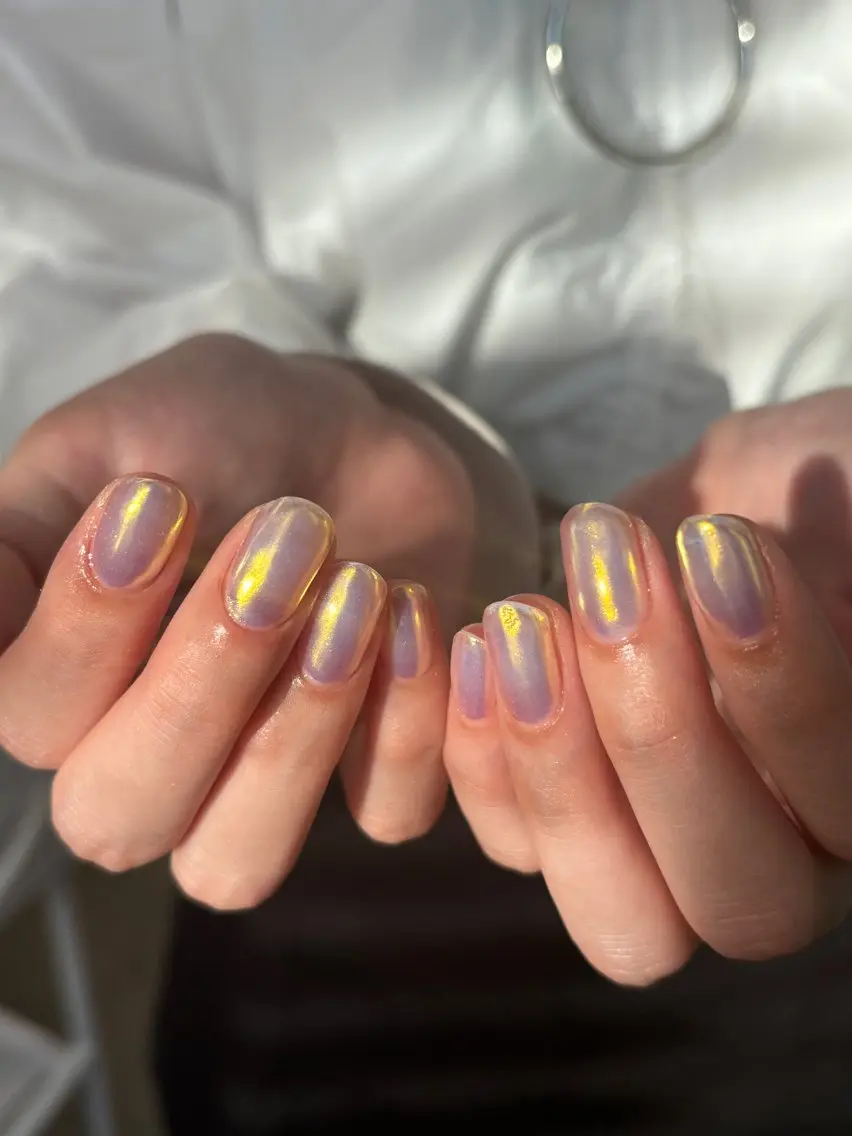 ネイル オーロラネイル マグネットネイル ハンドネイル chika / nailのネイルデザイン