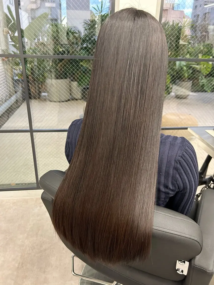 ロング シールエクステ⭐️ オオミタクヤのヘアスタイル