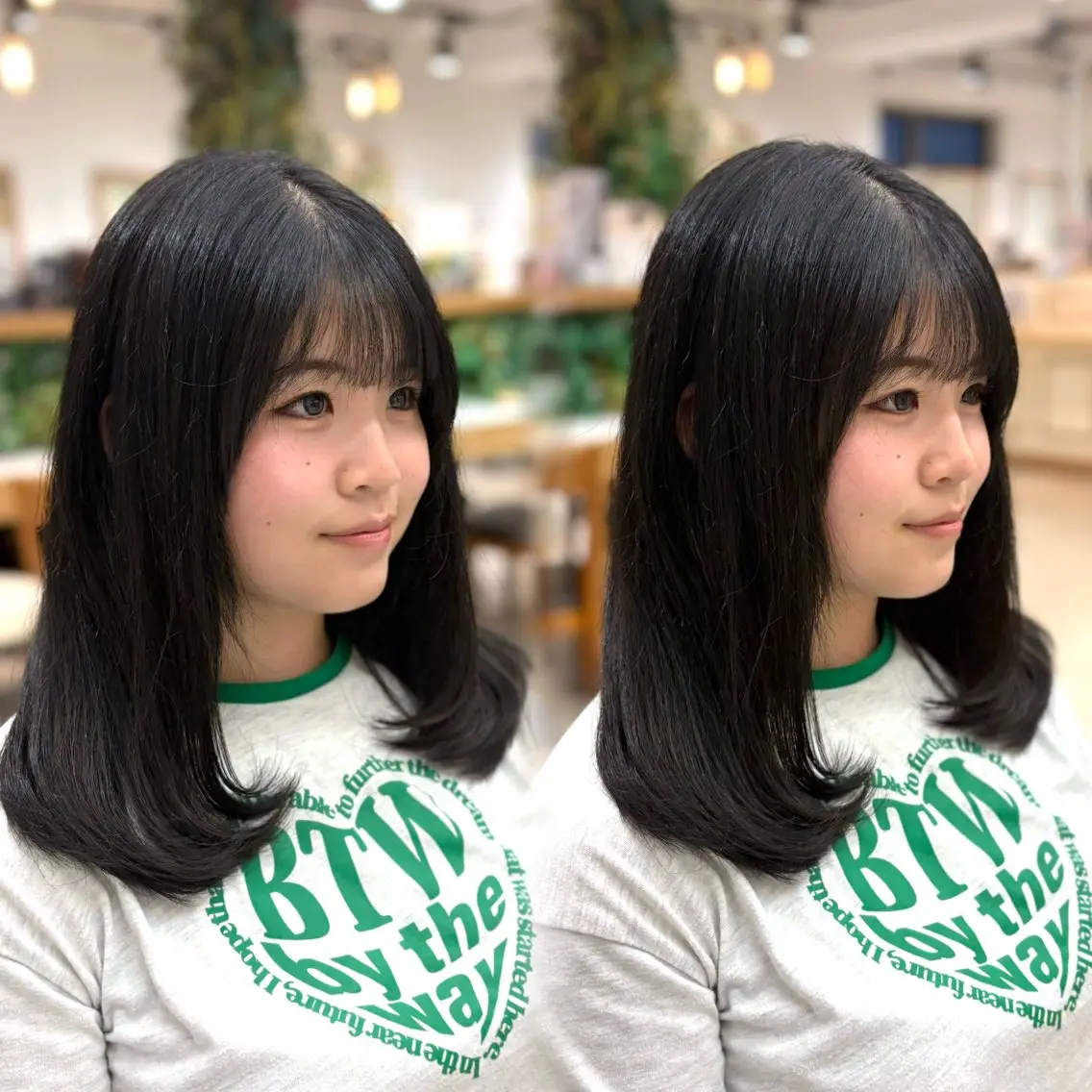 セミロング カラー カット ヘアカラー トリートメント 🩰Kurumi🩰 レイヤーカットのヘアスタイル